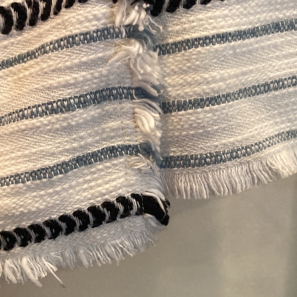 ANN TAYLOR LOFT- white , Blue, lavender Tweed like wrap skirt. - Picture 4 of 14